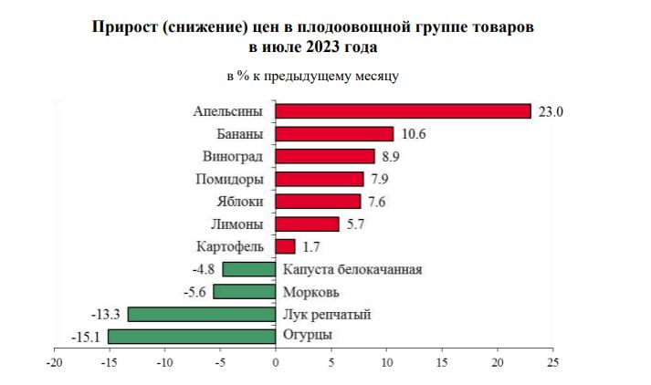 Ярославский облстат  опубликовал данные по изменению потребительских цен в июле 2023 года.
