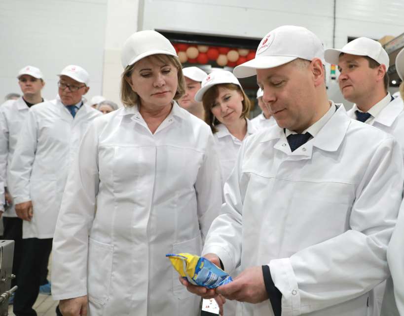 Михаил Евраев принял участие в открытии шести дополнительных линий на фабрике мороженого «Айсберри-ФМ» в Тутаеве